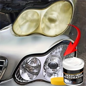 Pasta za restauraciju svjetala automobila – uklanja žutilo, čisti i polira svjetla