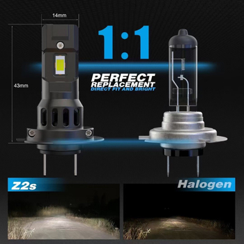 Steam Degree Z2S izravni priključni far za automobil, 1:1 uklapanje, montaža bez oštećenja, fokusni snop H7/H11