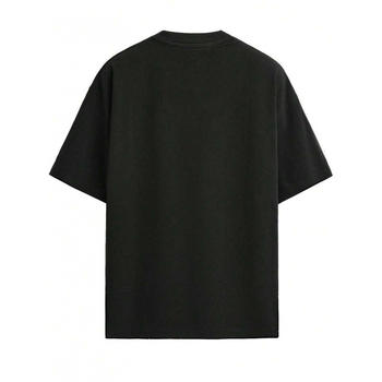 Μπλούζα T‑shirt από 100% βαμβάκι με casual print: γάτα σε selfie και δεινόσαυρος T-Rex