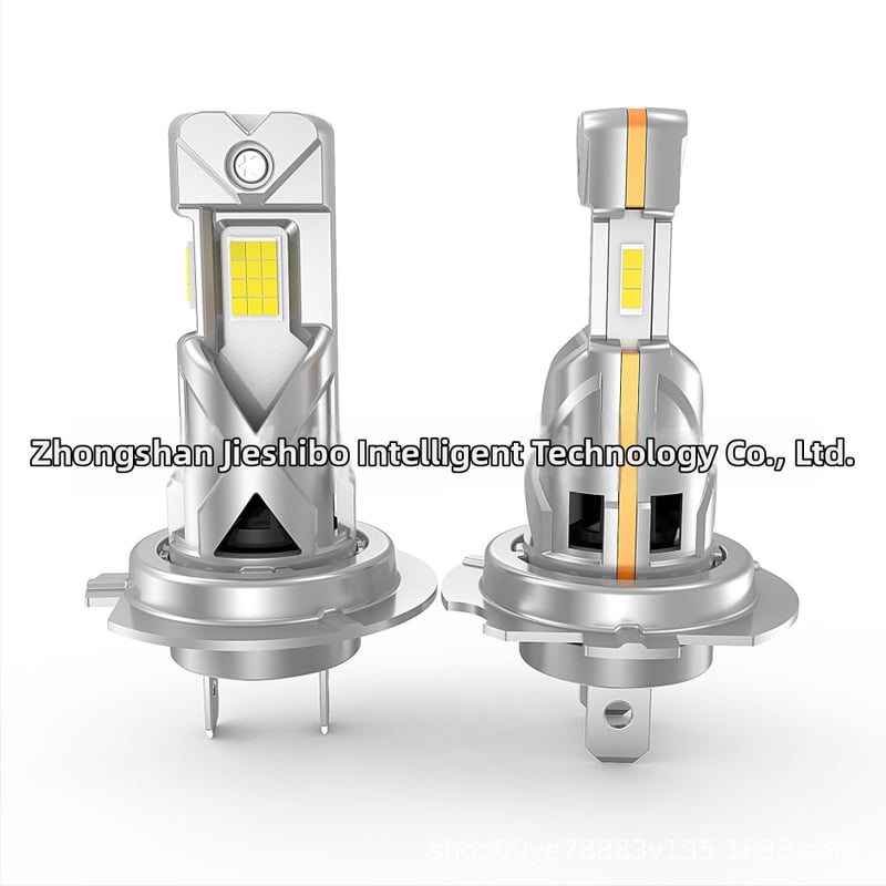 H7 LED hlavné svetlá s trojstranným okolitým osvetlením, priama plug-in výmena za originálne halogénové svetlá