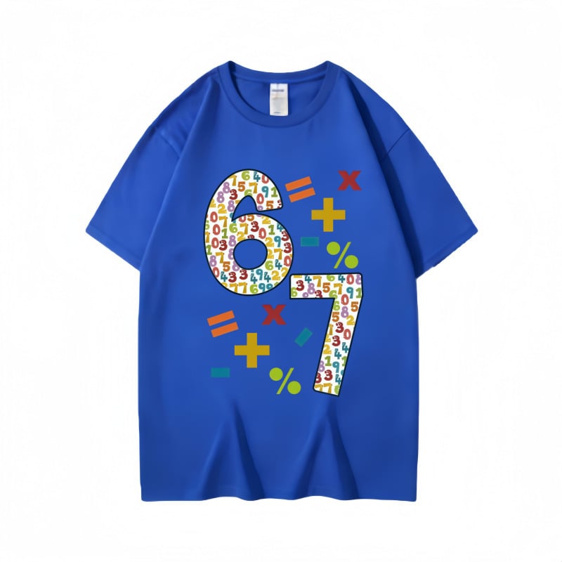 Παιδικό κοντομάνικο βαμβακερό T‑shirt, Άνοιξη/Καλοκαίρι 2026, Unisex, Στρογγυλός λαιμός, Μαλακό αίσθημα, Εκτύπωση με γράμματα