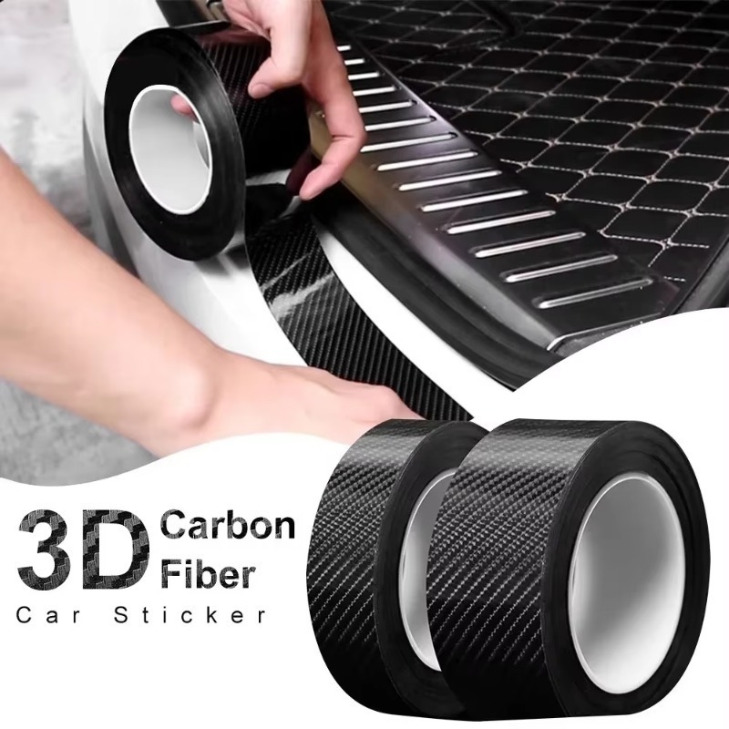 Folie 3D din fibră de carbon pentru schimbarea culorii pe întreaga mașină, tavan interior negru mat