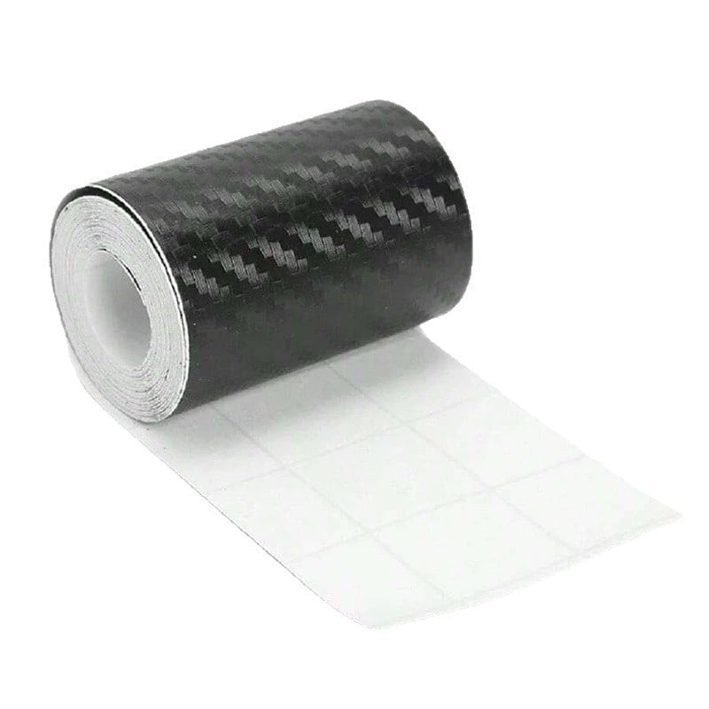 Folie 3D din fibră de carbon pentru schimbarea culorii pe întreaga mașină, tavan interior negru mat