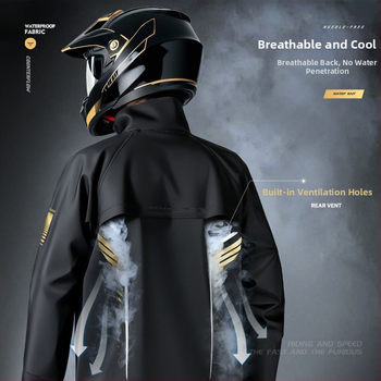Be Beautiful Nepremokavý set pre jazdcov na motocykl – unisex, dvojdielny komplet, úplná ochrana proti dažďu pre dospelých