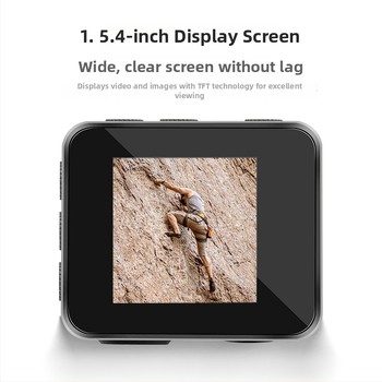 4K akčná kamera s elektronickou stabilizáciou obrazu, vodotesná, Wi-Fi, diaľkové ovládanie cez smartfón, 64GB