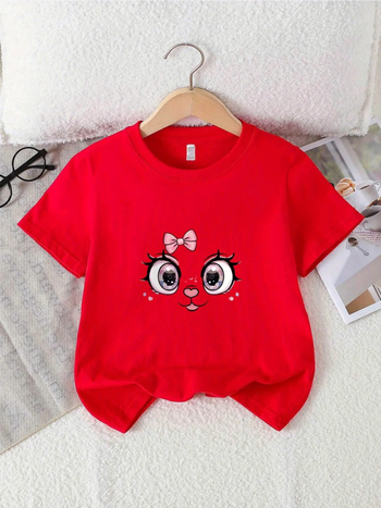 Παιδικό κοντομάνικο T-shirt, ελαφρύ και άνετο, 2026 μοτίβο εκτύπωσης