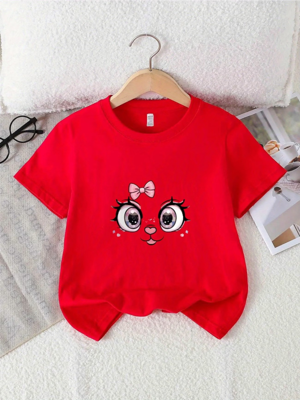 Παιδικό κοντομάνικο T-shirt, ελαφρύ και άνετο, 2026 μοτίβο εκτύπωσης