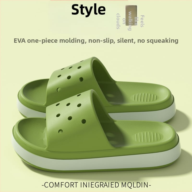 Dječje ljetne papuče za unutarnju i vanjsku upotrebu, unisex EVA sandale, uzorak blok boja, model NKE501