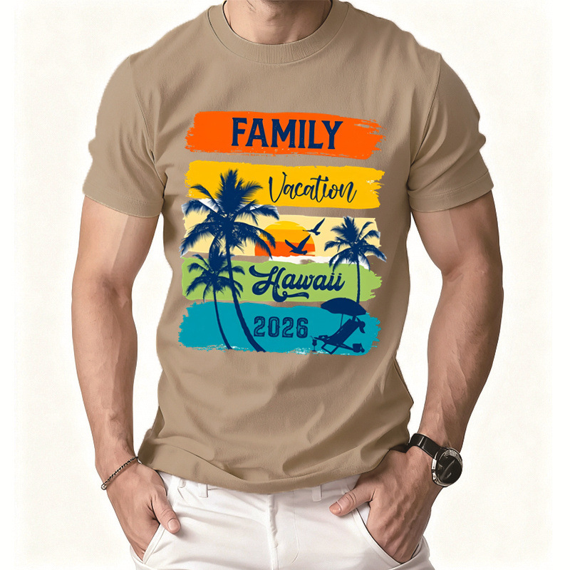 Αντρική Χριστουγεννιάτικη μπλούζα T-shirt με εκτύπωση, κοντό μανίκι, στυλ Ins