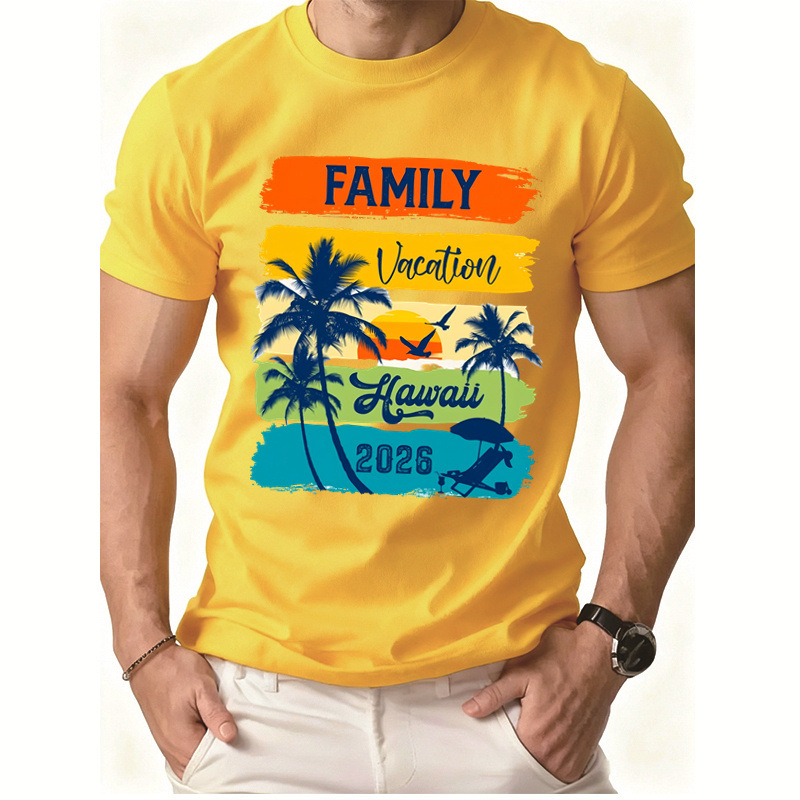 Αντρική Χριστουγεννιάτικη μπλούζα T-shirt με εκτύπωση, κοντό μανίκι, στυλ Ins