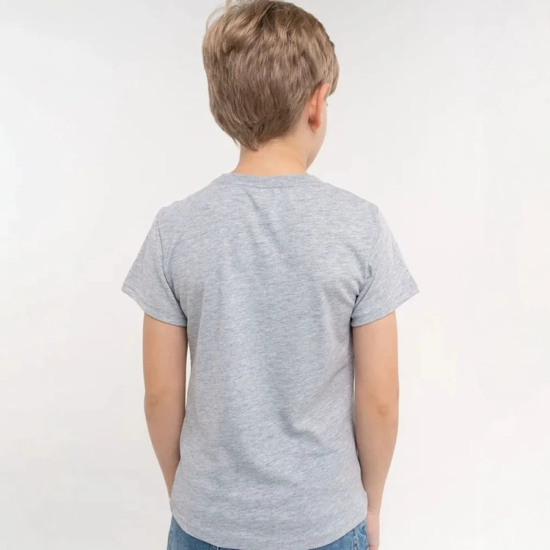 Παιδικό βαμβακερό T-shirt με τύπωμα ποδηλάτου, απλός και στυλάτος σχεδιασμός, κοντό μανίκι, στρογγυλός λαιμός, άνετο