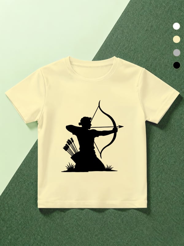 Unisex παιδικό T‑shirt καλοκαιρινό με 3D ψηφιακή εκτύπωση, στρογγυλός λαιμός, κοντά μανίκια