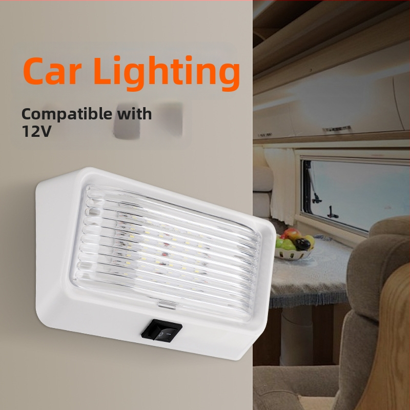 12-24V univerzálne strešné LED čítacie svetlo pre RV, karavany a nákladné autá