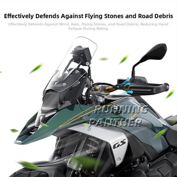 BMW R1300GS kryt riadidiel s nastaviteľnou výškou a priehľadným štítom pre modely 23–24