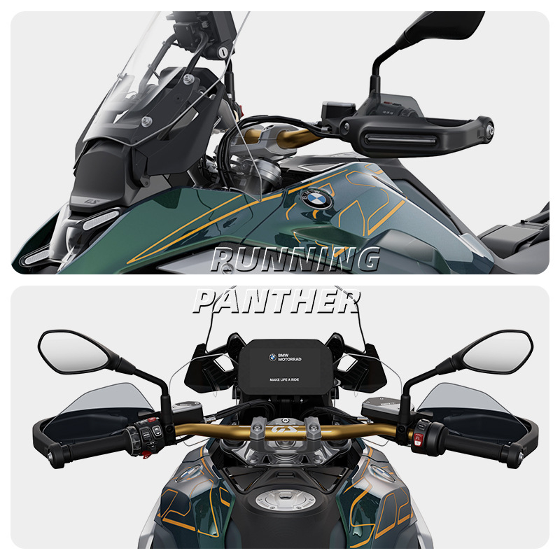 BMW R1300GS kryt riadidiel s nastaviteľnou výškou a priehľadným štítom pre modely 23–24