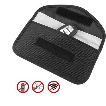 Husă de telefon cu protecție împotriva radiațiilor și blocare a semnalului, din fibre metalice
