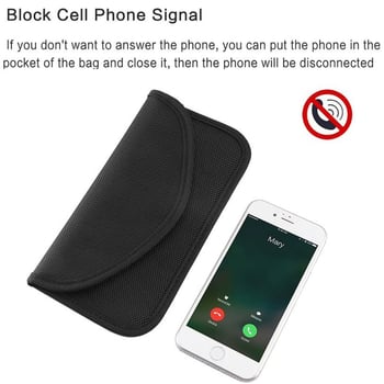 Husă de telefon cu protecție împotriva radiațiilor și blocare a semnalului, din fibre metalice