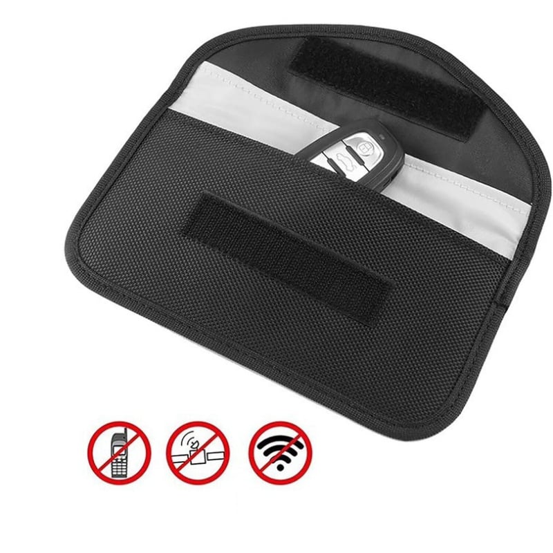 Husă de telefon cu protecție împotriva radiațiilor și blocare a semnalului, din fibre metalice