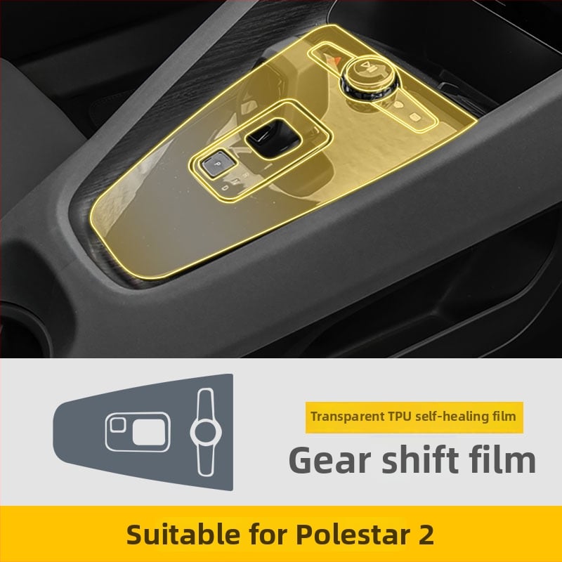 Polestar 2 ochranný priehľadný film na obrazovku centrálnej konzoly, TPU, univerzálny doplnok do auta