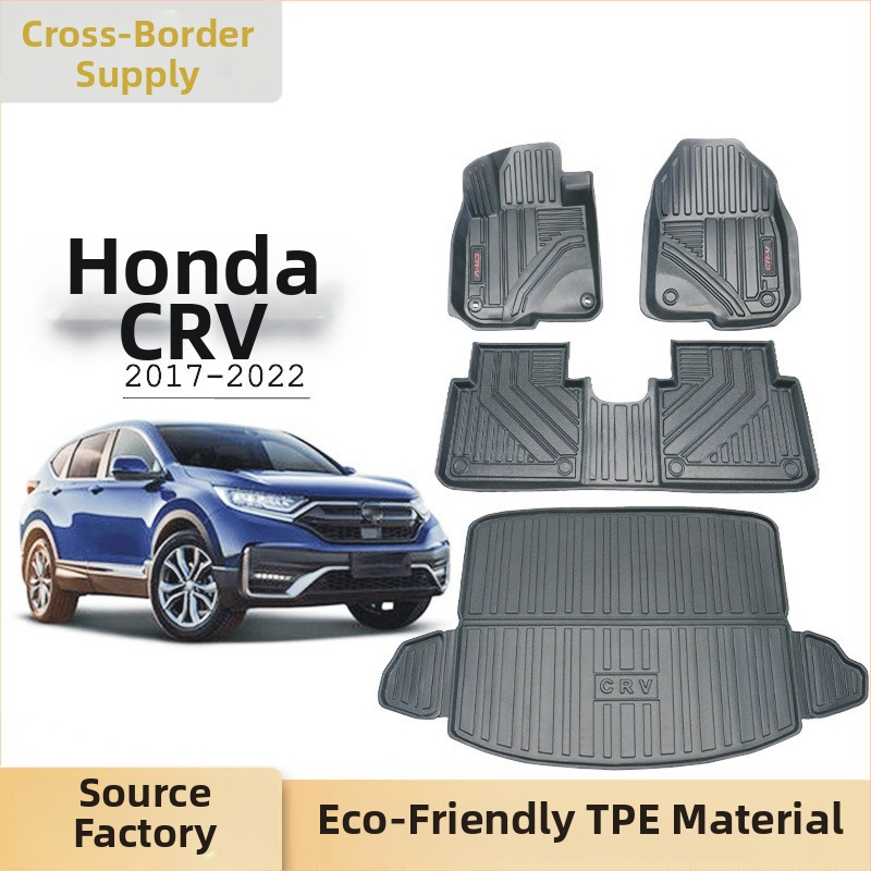 TPE rohož do kufra pre Honda CR-V (2017–2022), odolná proti opotrebeniu a nepremokavá, podlahová rohož pre ľavostranné riadenie
