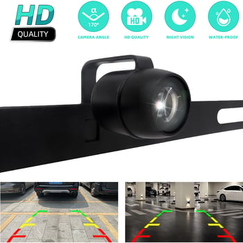 Univerzalna auto HD CCD kamera s noćnim vidom, stražnja kamera s leptirovim dizajnom za ugradnju