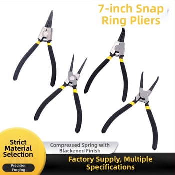 Clește pentru inele circlip, interne și externe, cu fălci drepte, dimensiuni 5–13 inch
