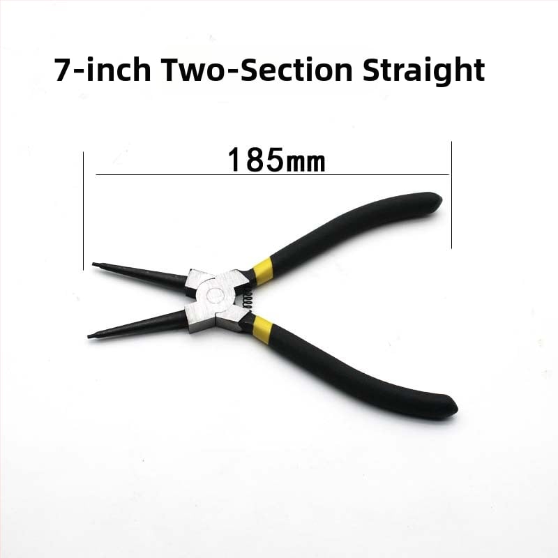 Clește pentru inele circlip, interne și externe, cu fălci drepte, dimensiuni 5–13 inch