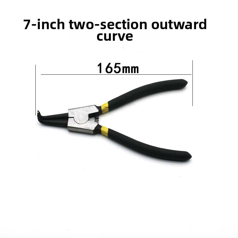 Clește pentru inele circlip, interne și externe, cu fălci drepte, dimensiuni 5–13 inch