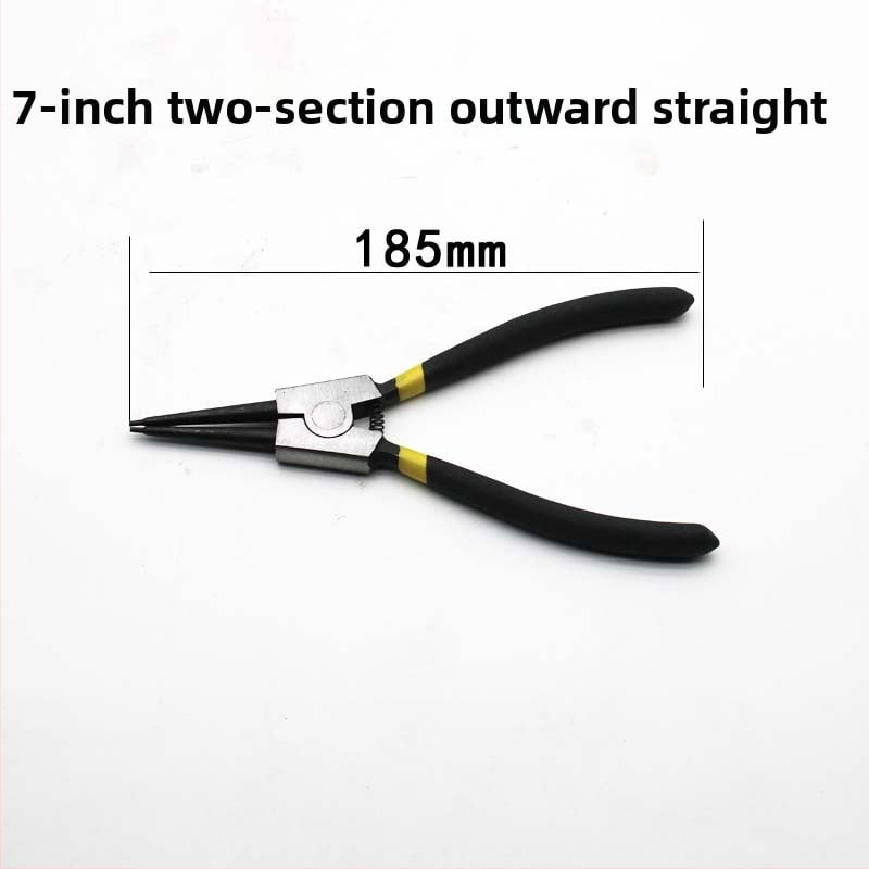 Clește pentru inele circlip, interne și externe, cu fălci drepte, dimensiuni 5–13 inch