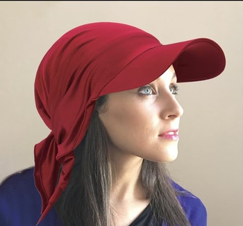 Șapcă de baseball de vară pentru export european și american, en-gros, cu cravată pe spate, pălărie pentru exterior, vizieră de culoare uni, eșarfă/pălărie