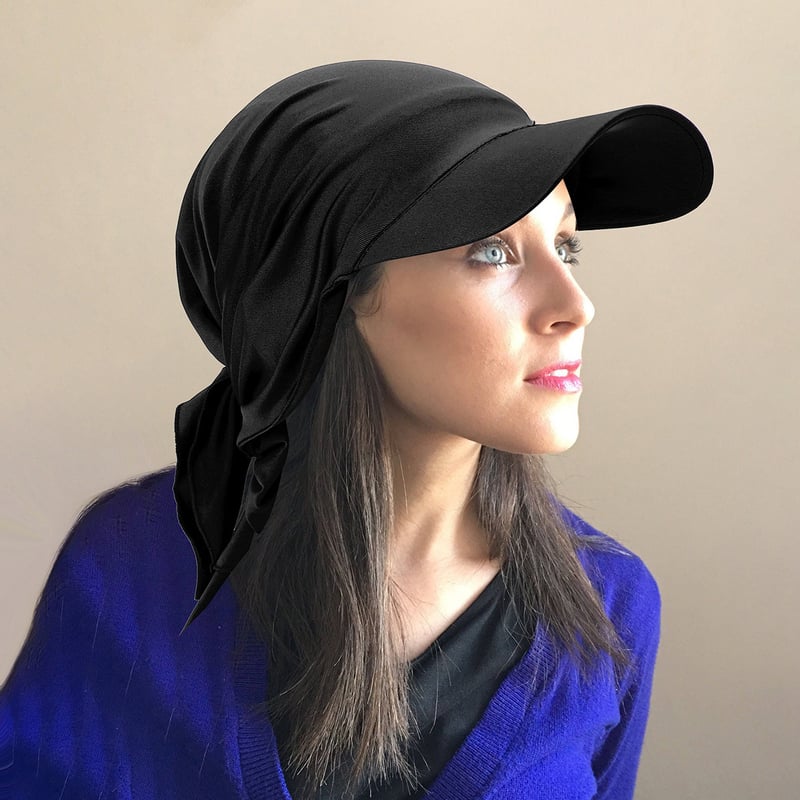 Șapcă de baseball de vară pentru export european și american, en-gros, cu cravată pe spate, pălărie pentru exterior, vizieră de culoare uni, eșarfă/pălărie