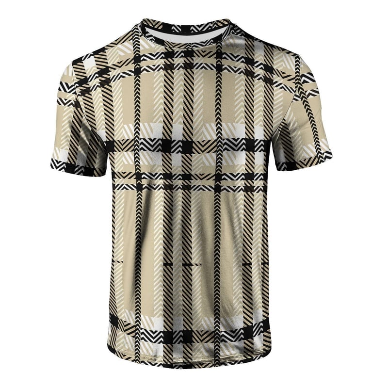 Tricou de vară cu dungi, confecționat dintr-un material ușor și respirabil, pentru bărbați, pentru petreceri, acasă, socializare, retro, streetwear, 2025