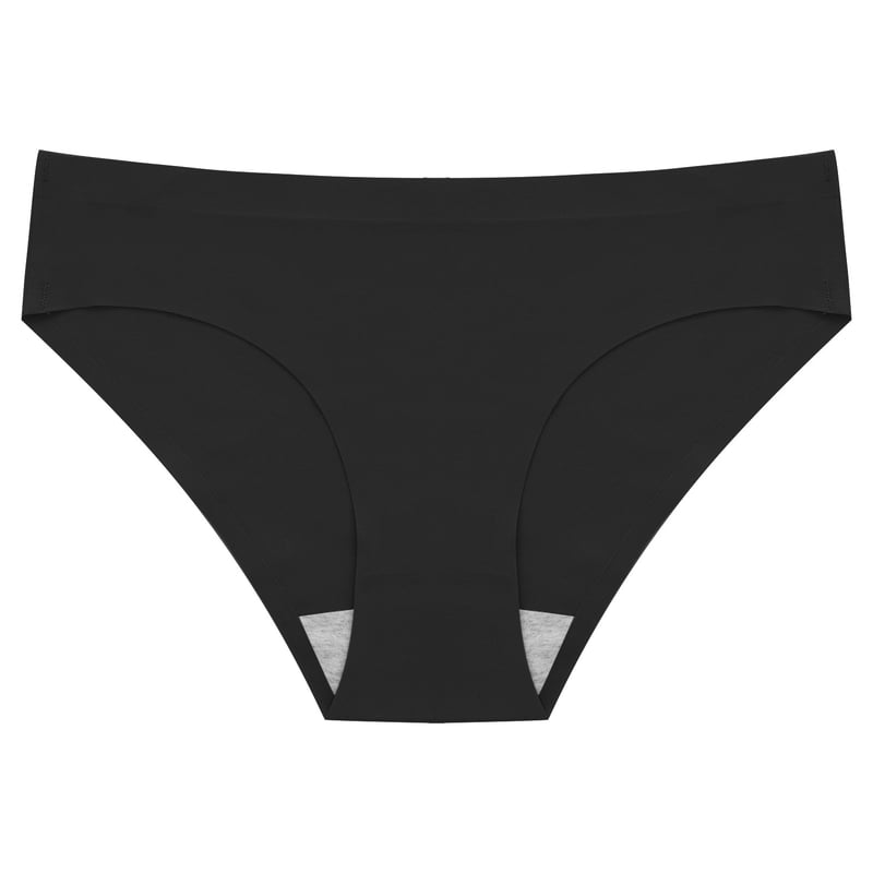 Új női jégselyem bikini, középderekú, varrás nélküli, plus size, dopaminnal, lélegző, gyorsan száradó, háromszög alakú