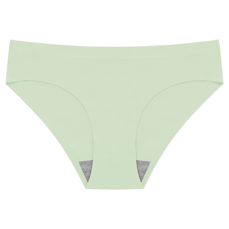 Új női jégselyem bikini, középderekú, varrás nélküli, plus size, dopaminnal, lélegző, gyorsan száradó, háromszög alakú