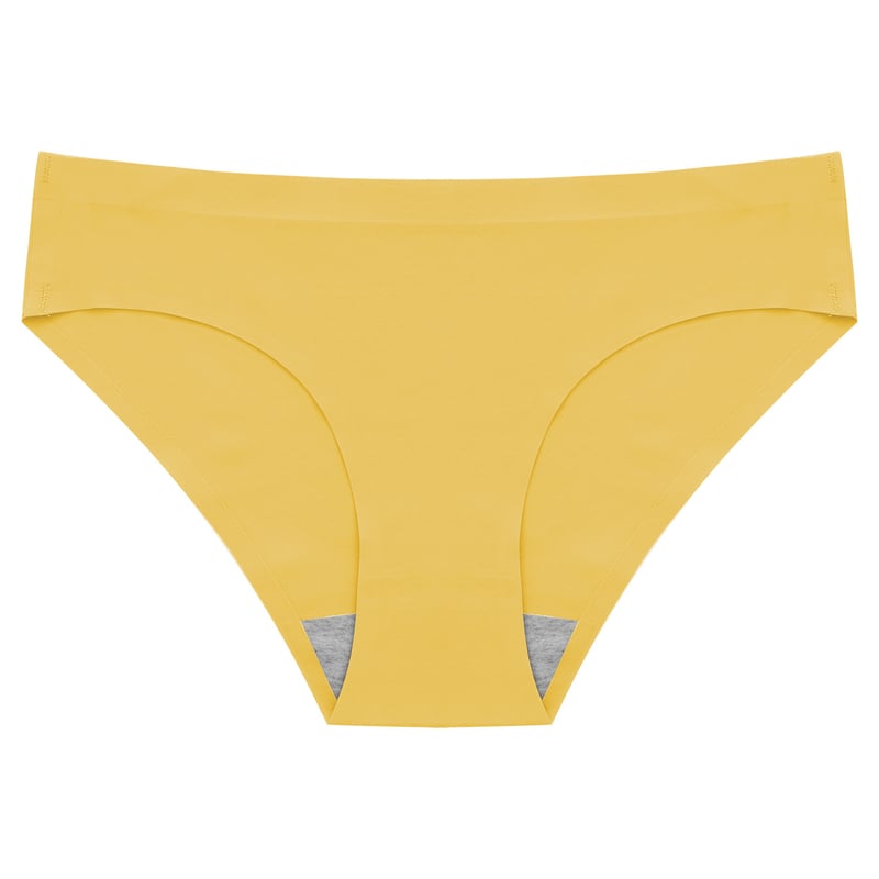 Új női jégselyem bikini, középderekú, varrás nélküli, plus size, dopaminnal, lélegző, gyorsan száradó, háromszög alakú
