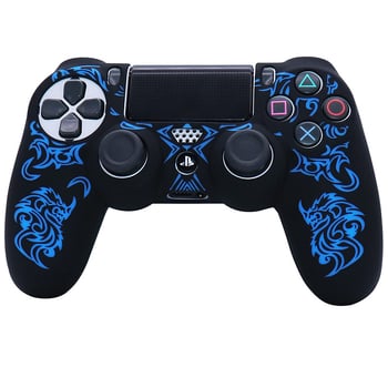 Θήκη σιλικόνης για χειριστήριο Kirin PS4, θήκη χειριστηρίου κινέζικου τύπου, αντιολισθητική θήκη σιλικόνης, θήκη σιλικόνης με χάραξη λέιζερ για PS4