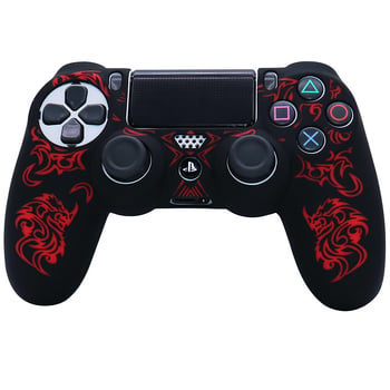 Θήκη σιλικόνης για χειριστήριο Kirin PS4, θήκη χειριστηρίου κινέζικου τύπου, αντιολισθητική θήκη σιλικόνης, θήκη σιλικόνης με χάραξη λέιζερ για PS4