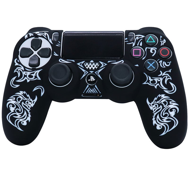 Θήκη σιλικόνης για χειριστήριο Kirin PS4, θήκη χειριστηρίου κινέζικου τύπου, αντιολισθητική θήκη σιλικόνης, θήκη σιλικόνης με χάραξη λέιζερ για PS4