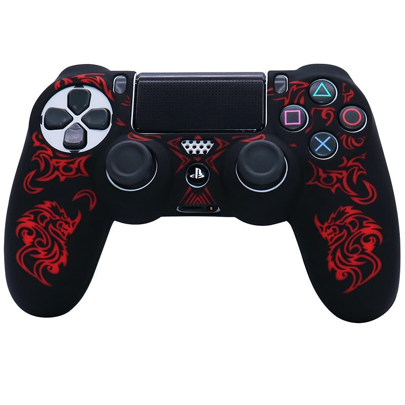 Θήκη σιλικόνης για χειριστήριο Kirin PS4, θήκη χειριστηρίου κινέζικου τύπου, αντιολισθητική θήκη σιλικόνης, θήκη σιλικόνης με χάραξη λέιζερ για PS4