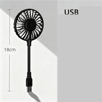 Mini ventilator USB, silențios, pliabil, flexibil, pentru birou, cămin, acasă, utilizare pe calculator și uz general