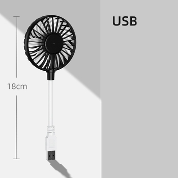 Mini ventilator USB, silențios, pliabil, flexibil, pentru birou, cămin, acasă, utilizare pe calculator și uz general