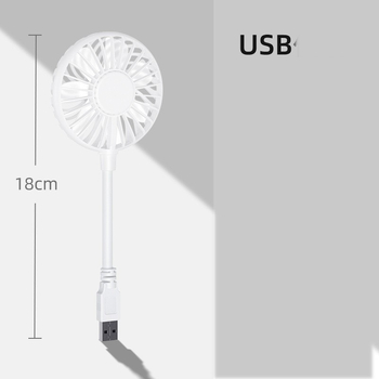 Mini ventilator USB, silențios, pliabil, flexibil, pentru birou, cămin, acasă, utilizare pe calculator și uz general