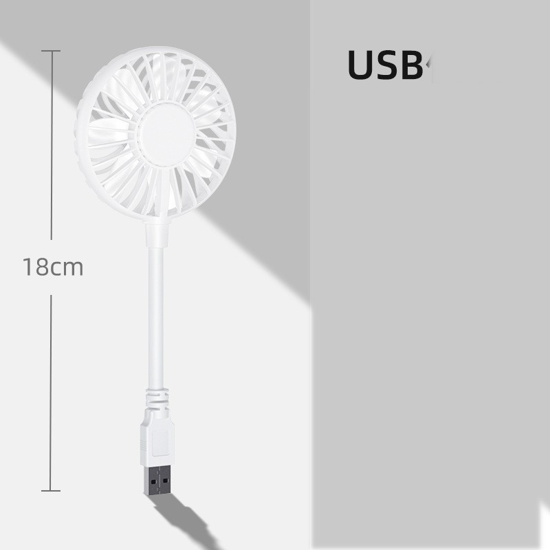 Mini ventilator USB, silențios, pliabil, flexibil, pentru birou, cămin, acasă, utilizare pe calculator și uz general