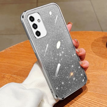 Futrola za telefon Samsung A16, novi model, kompatibilna s A15, A52, silikonska, M54, A22, A73, galvanizirani gradijentni brokat, 56
