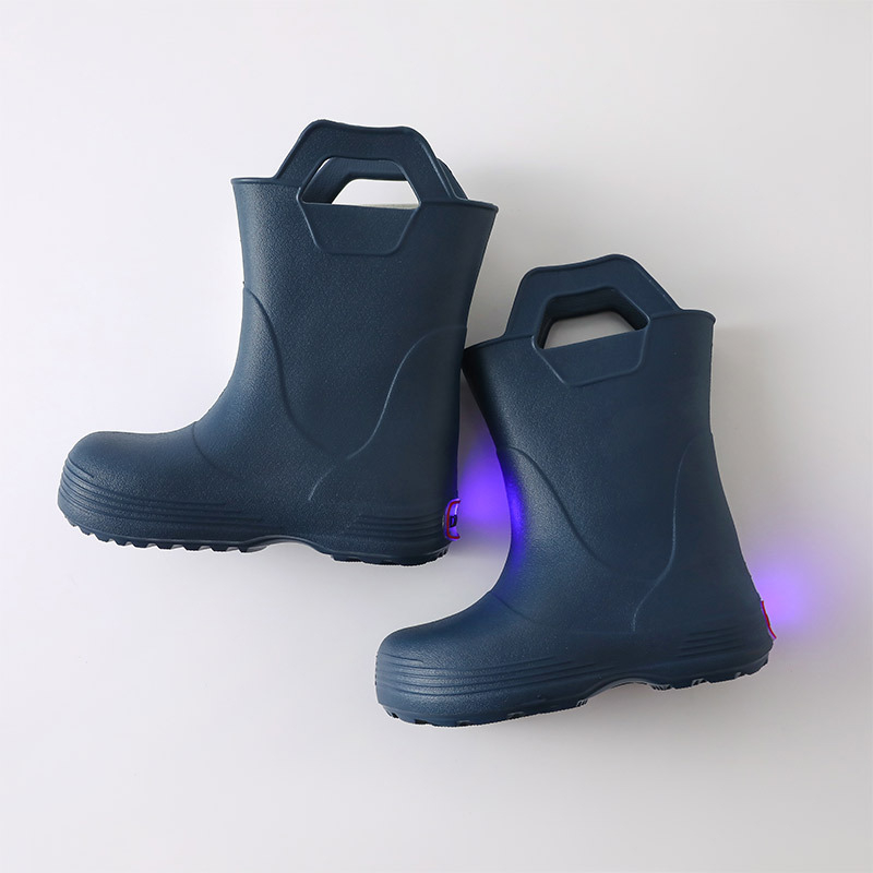 Dječje čizme za kišu s LED svjetlima, EVA pjena, unisex, 4–6 godina, protuklizne, srednje visine, cipele za vrtić