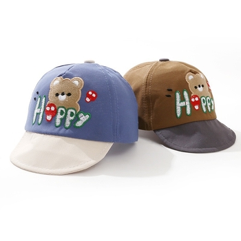 Παιδικό καπέλο μπέιζμπολ Hoppy Bear με μαλακή γείσο, κορεατικό στυλ, ηλιοπροστασία