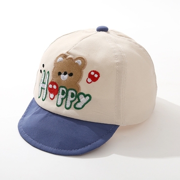 Παιδικό καπέλο μπέιζμπολ Hoppy Bear με μαλακή γείσο, κορεατικό στυλ, ηλιοπροστασία