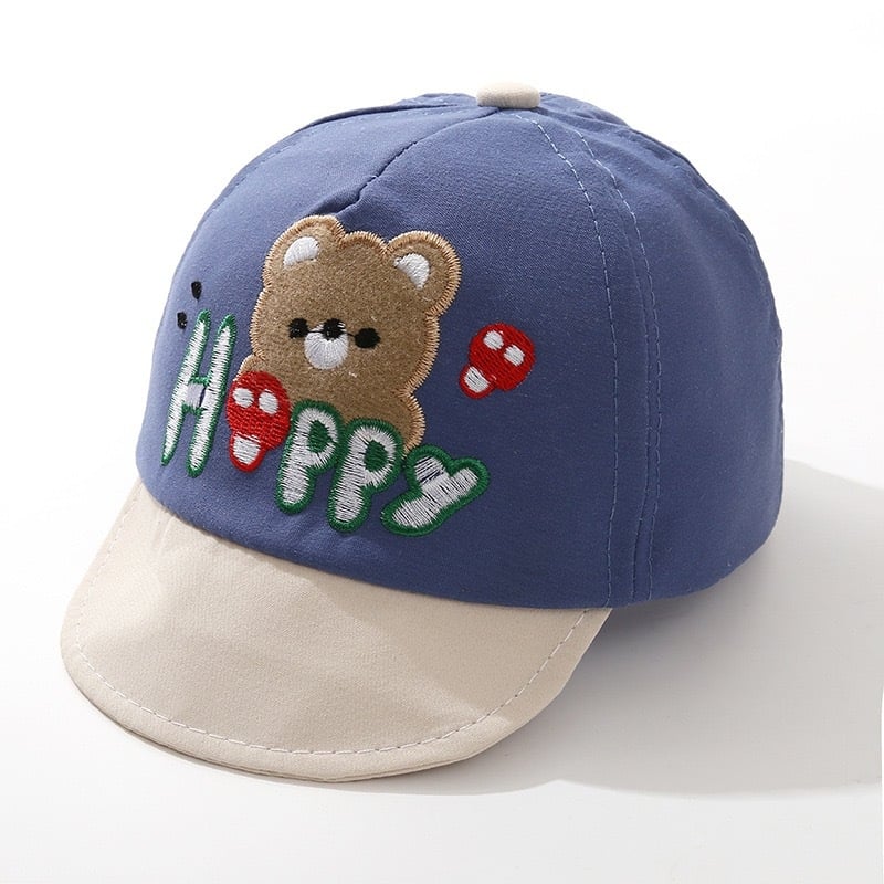 Παιδικό καπέλο μπέιζμπολ Hoppy Bear με μαλακή γείσο, κορεατικό στυλ, ηλιοπροστασία