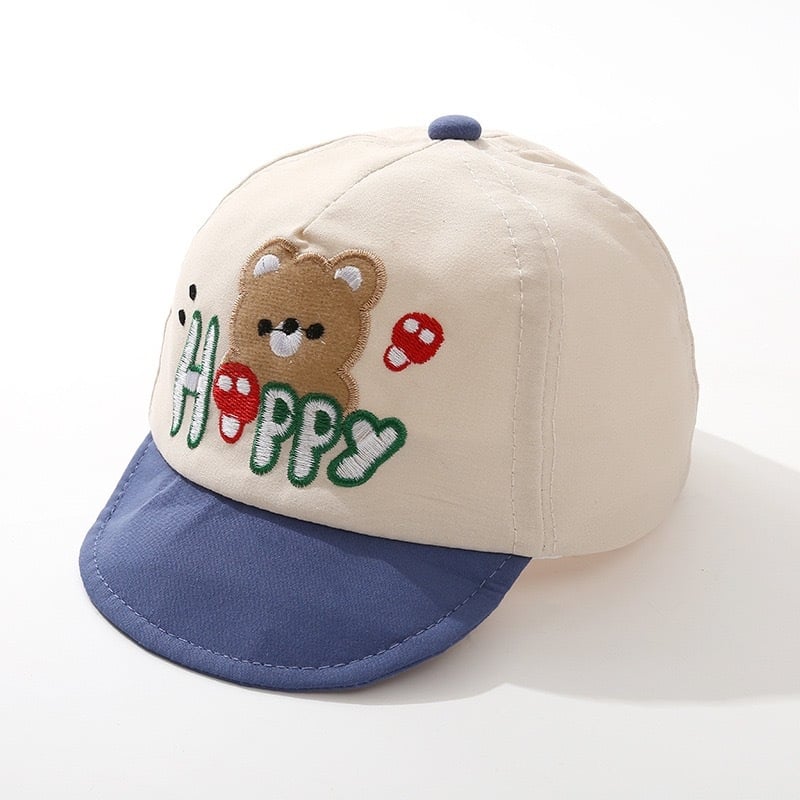 Παιδικό καπέλο μπέιζμπολ Hoppy Bear με μαλακή γείσο, κορεατικό στυλ, ηλιοπροστασία