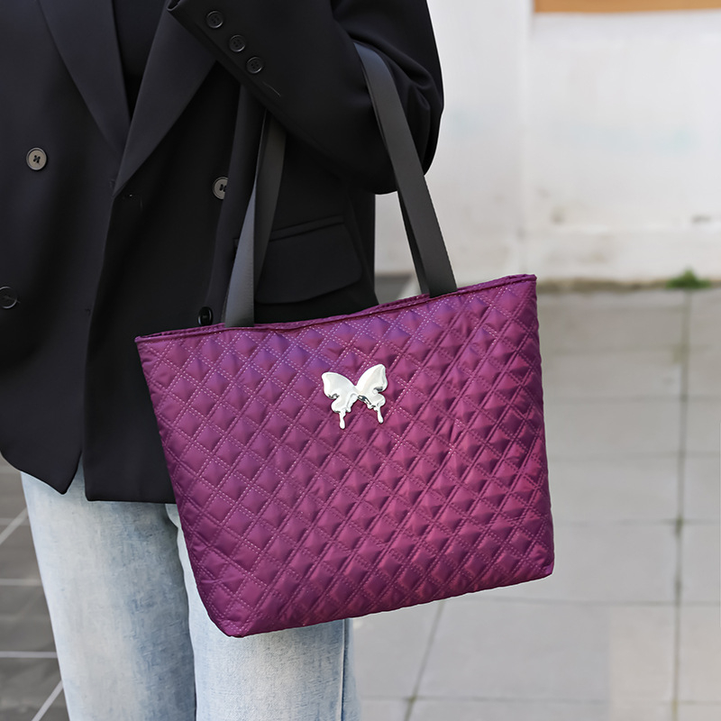 Geantă tote cu capacitate mare, în schema de culori Melard, aspect sofisticat, potrivită pentru umăr sau crossbody